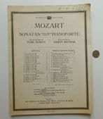 Mozart Sonata in D for Pianoforte ABRSM vintage piano sheet music book Bowen